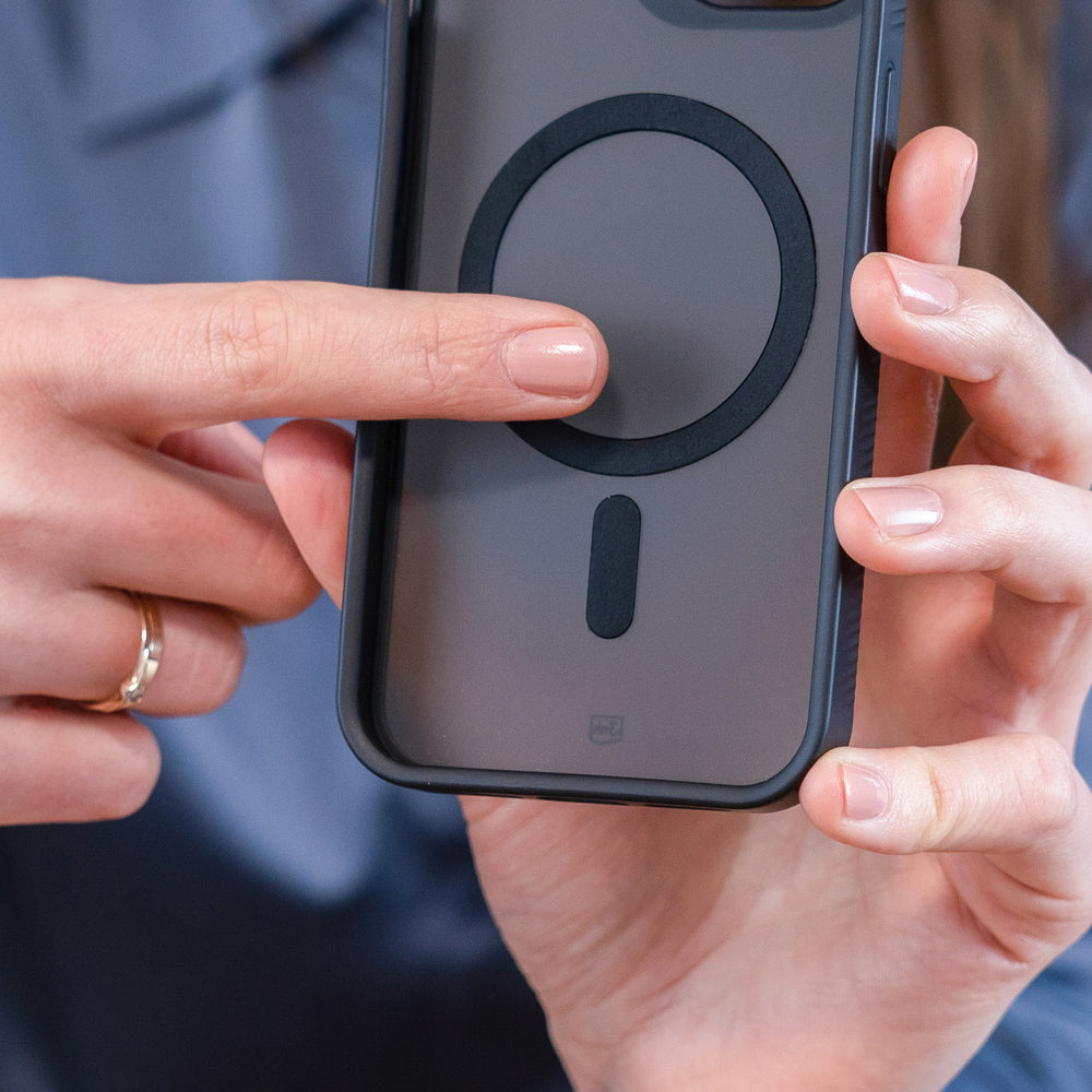 3mk Smoke MagCase with MagSafe for Samsung Galaxy S23 Ultra - semi-transparent