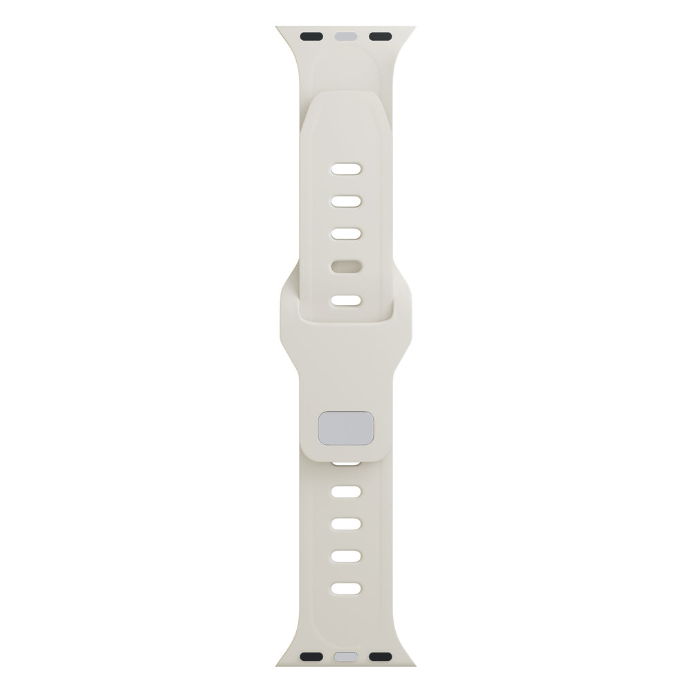 3mk Silicone Watch Strap for Apple Watch 38/40/41 mm - white