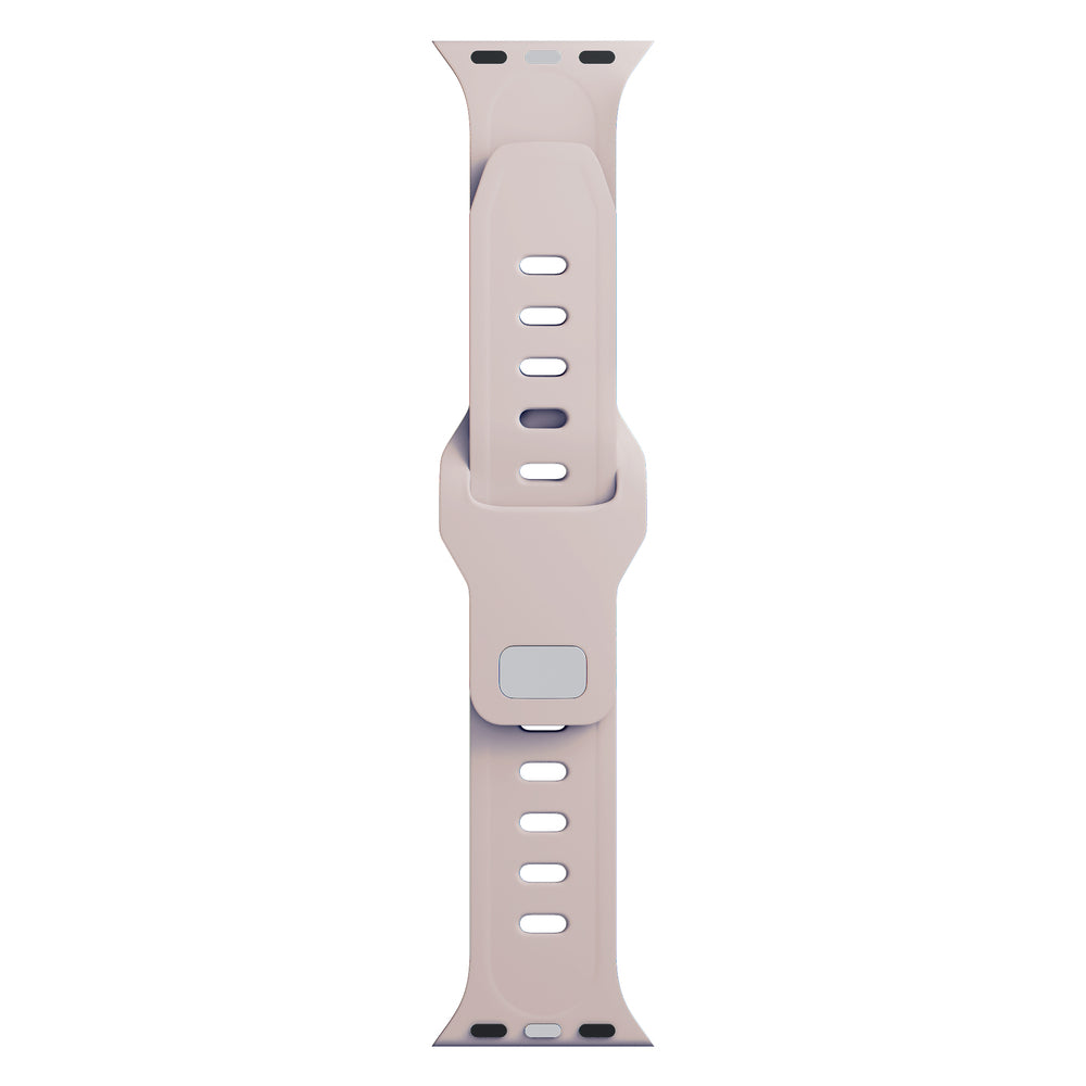 3mk Silicone Watch Strap for Apple Watch 42 / 44 / 45 / 49 mm - beige