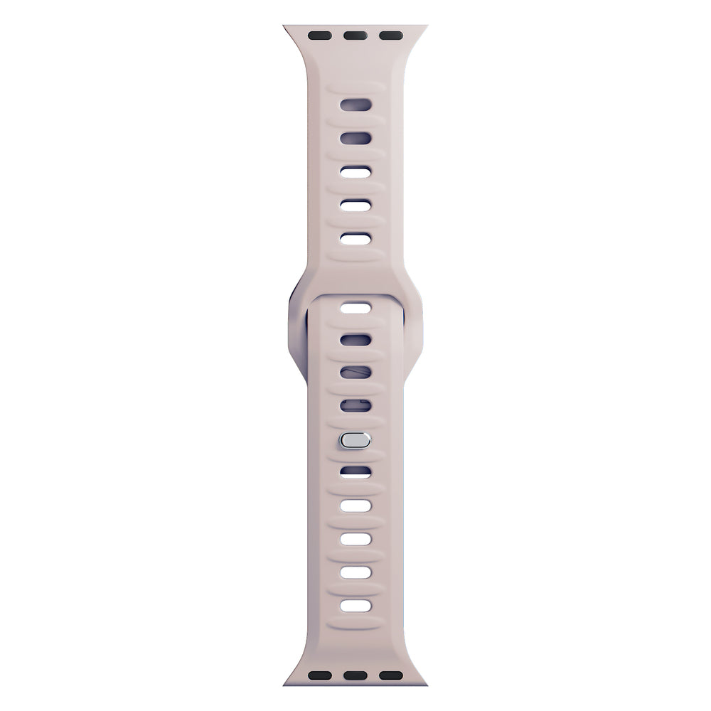 3mk Silicone Watch Strap for Apple Watch 42 / 44 / 45 / 49 mm - beige