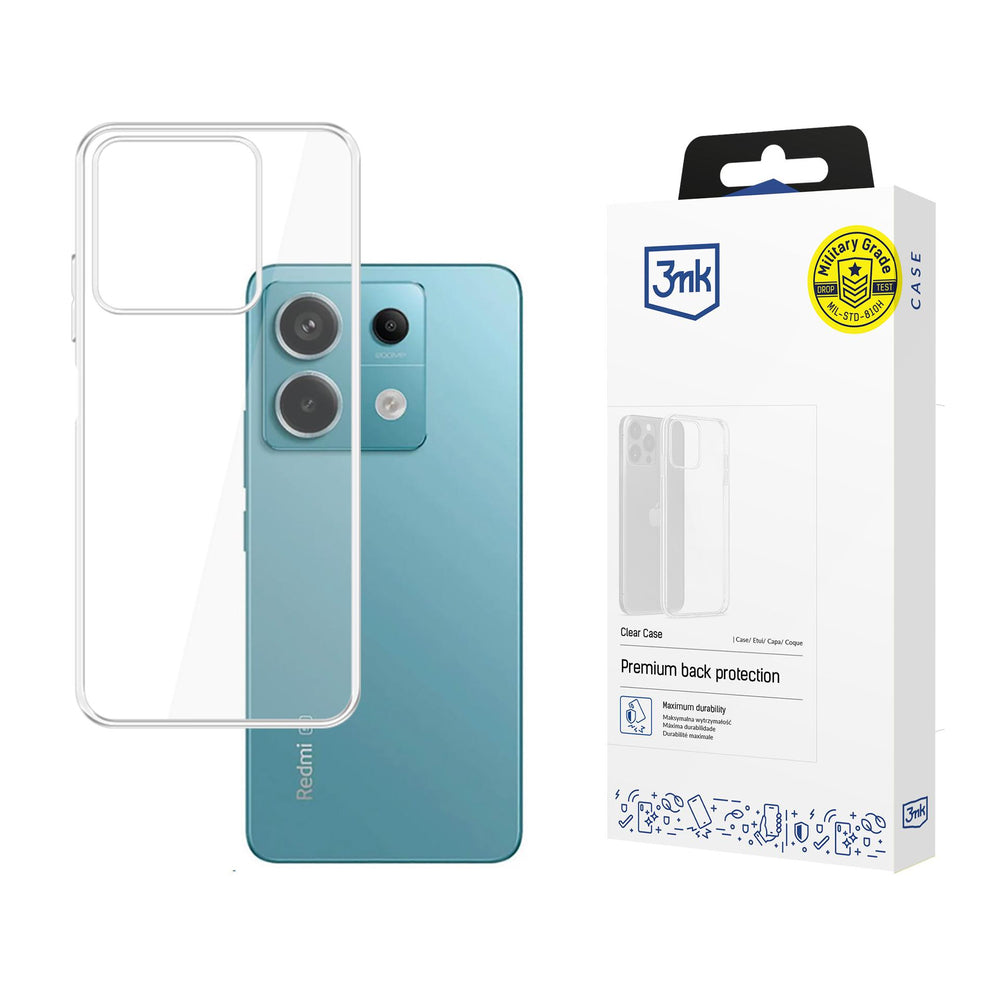 3mk Clear Case til Xiaomi Redmi Note 13 5G - gennemsigtig