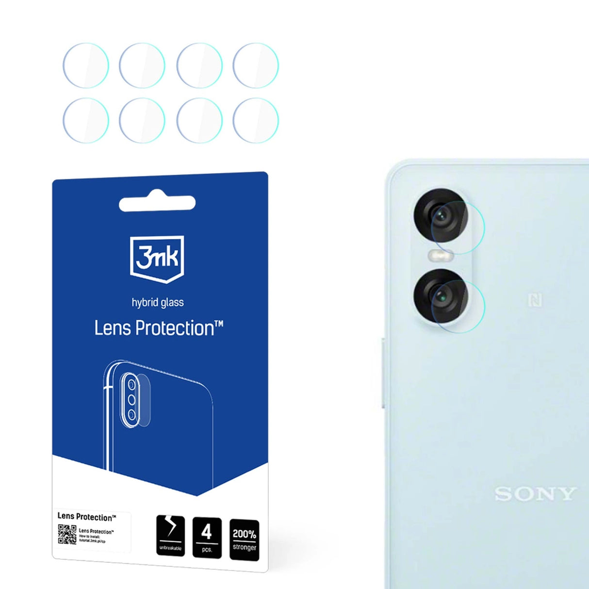Kamera Cover 3mk Lens Protection til Sony Xperia 10 VI