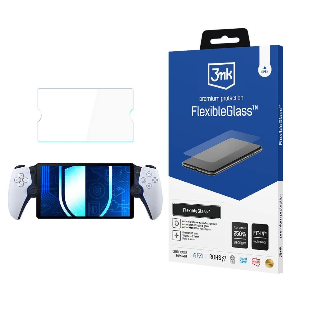 Hybrid glas 3mk FlexibleGlassTM til Sony PlayStation Portal - op til 8,3"