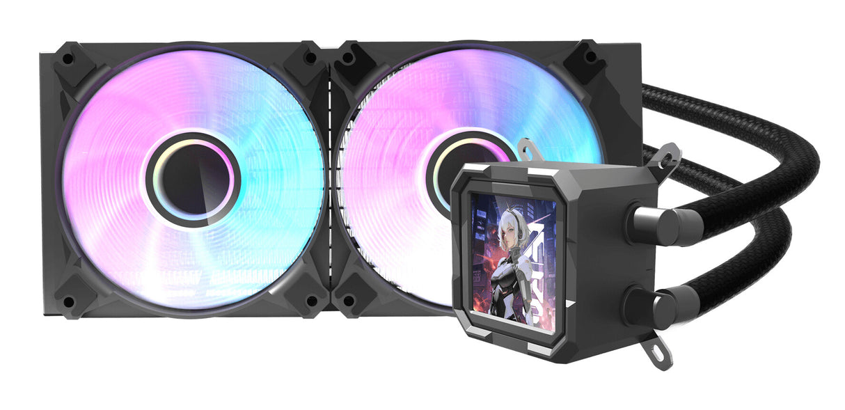darkFlash DV240S Processor Alt-i-en væskekøler 12 cm Sort 1 stk
