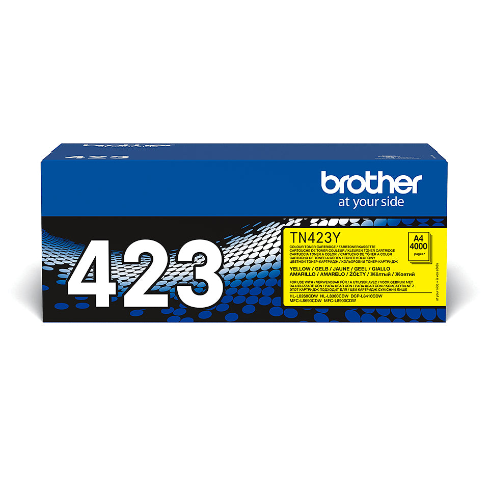 Brother TN-423Y tonerpatron 1 stk Original Gul