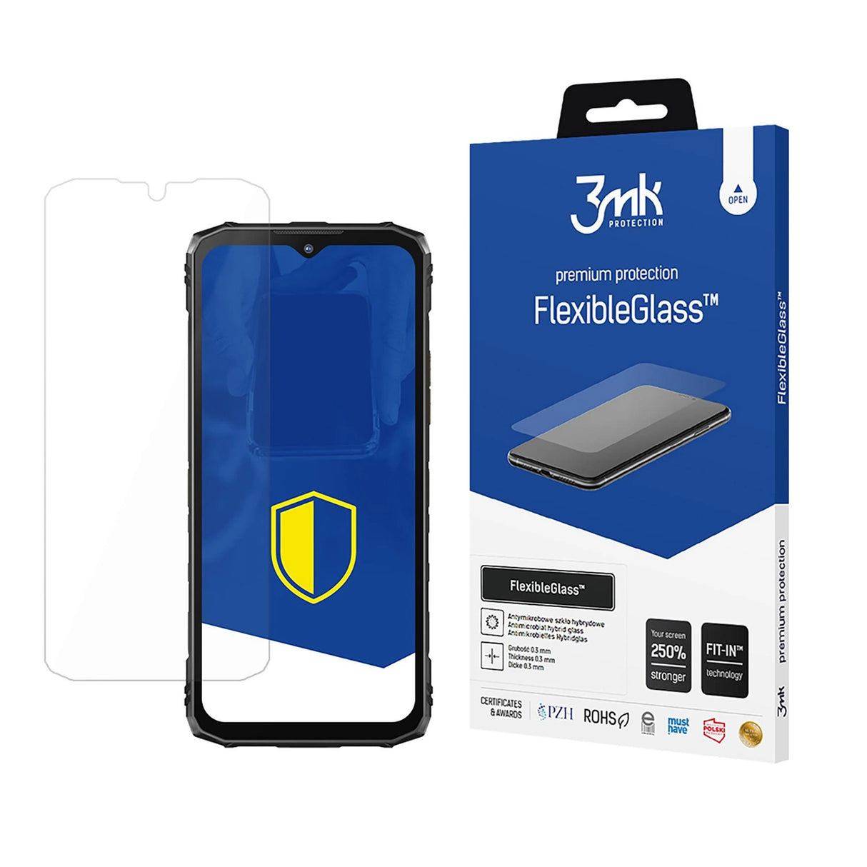 Hybridglas 3mk FlexibleGlass til Doogee Blade 10 / Pro / Ultra