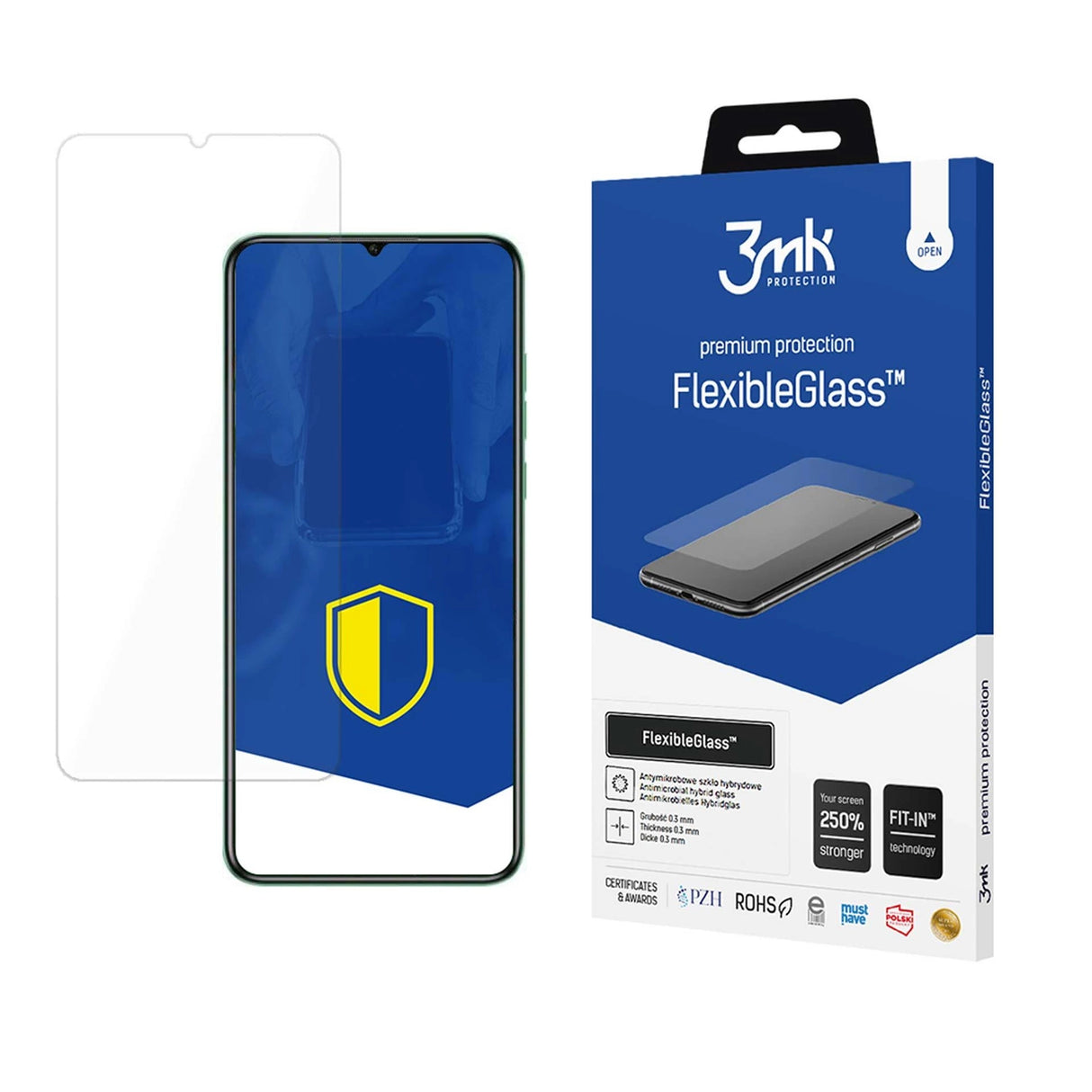 Hærdet glas 3mk FlexibleGlass til Oukitel C53