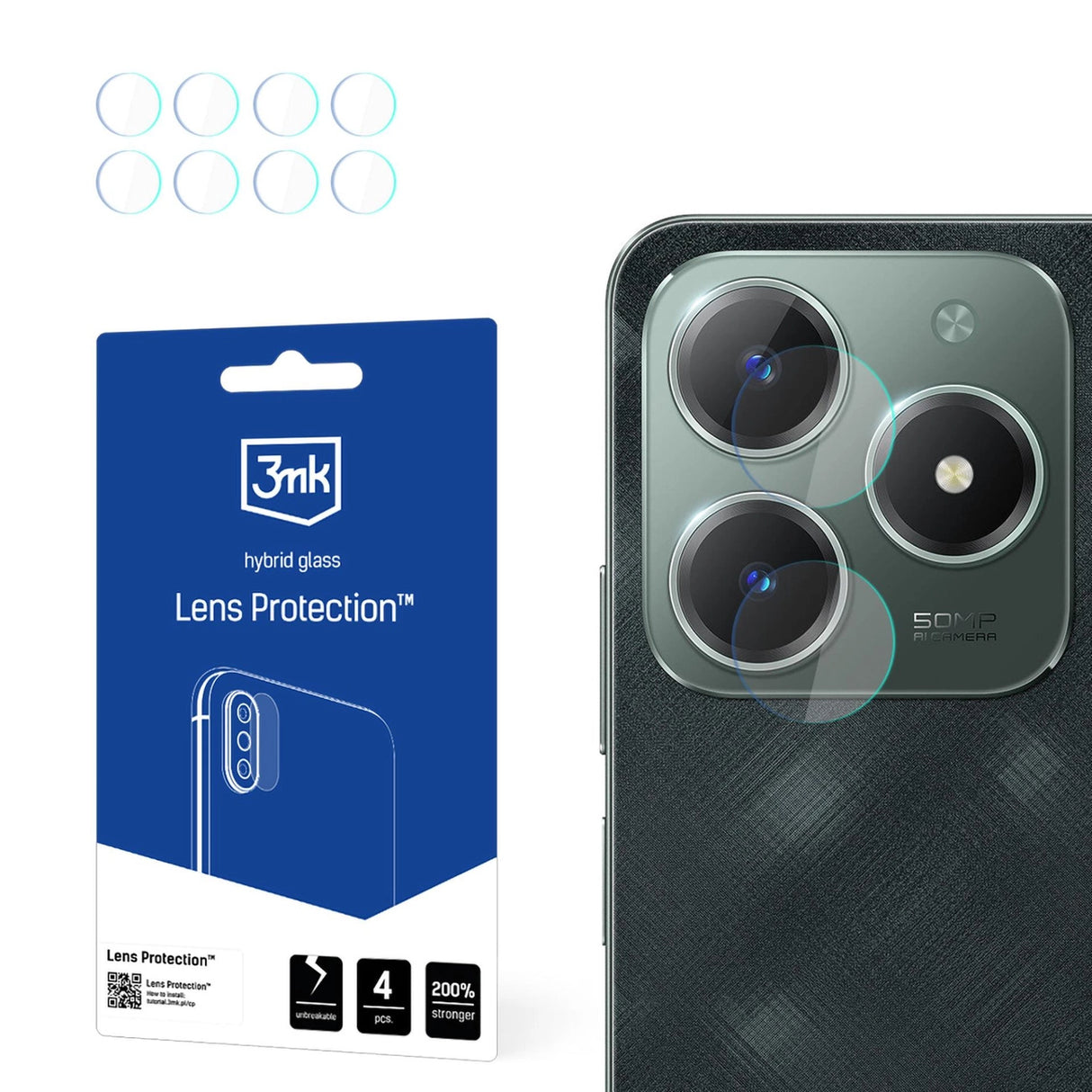 Kamera Cover 3mk Lens Protection til Realme C61
