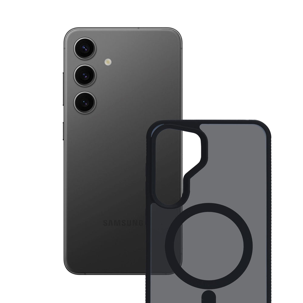 3mk Smoke MagCase with MagSafe for Samsung Galaxy S24 - semi-transparent