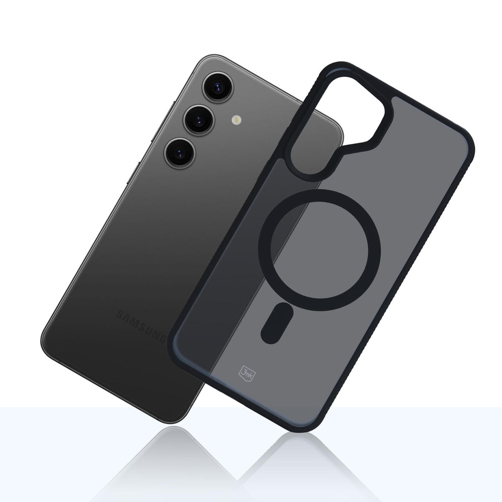 3mk Smoke MagCase with MagSafe for Samsung Galaxy S24 - semi-transparent