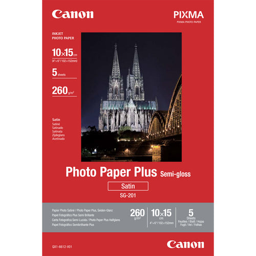 Canon SG-201 Fotopapir 100 x 150 mm 5ark