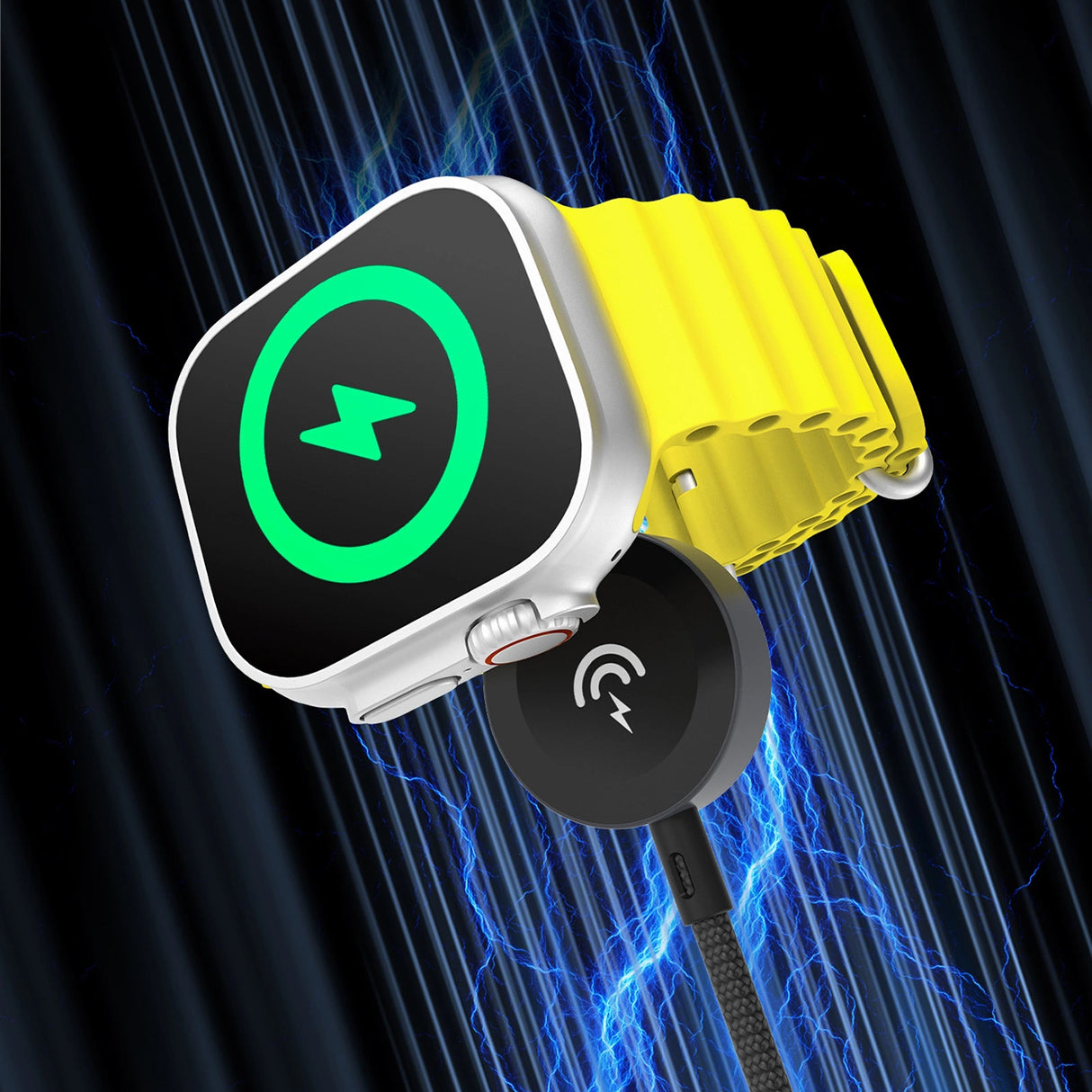 Dudao A12C Induktiv oplader til Apple Watch 1.2m - sort