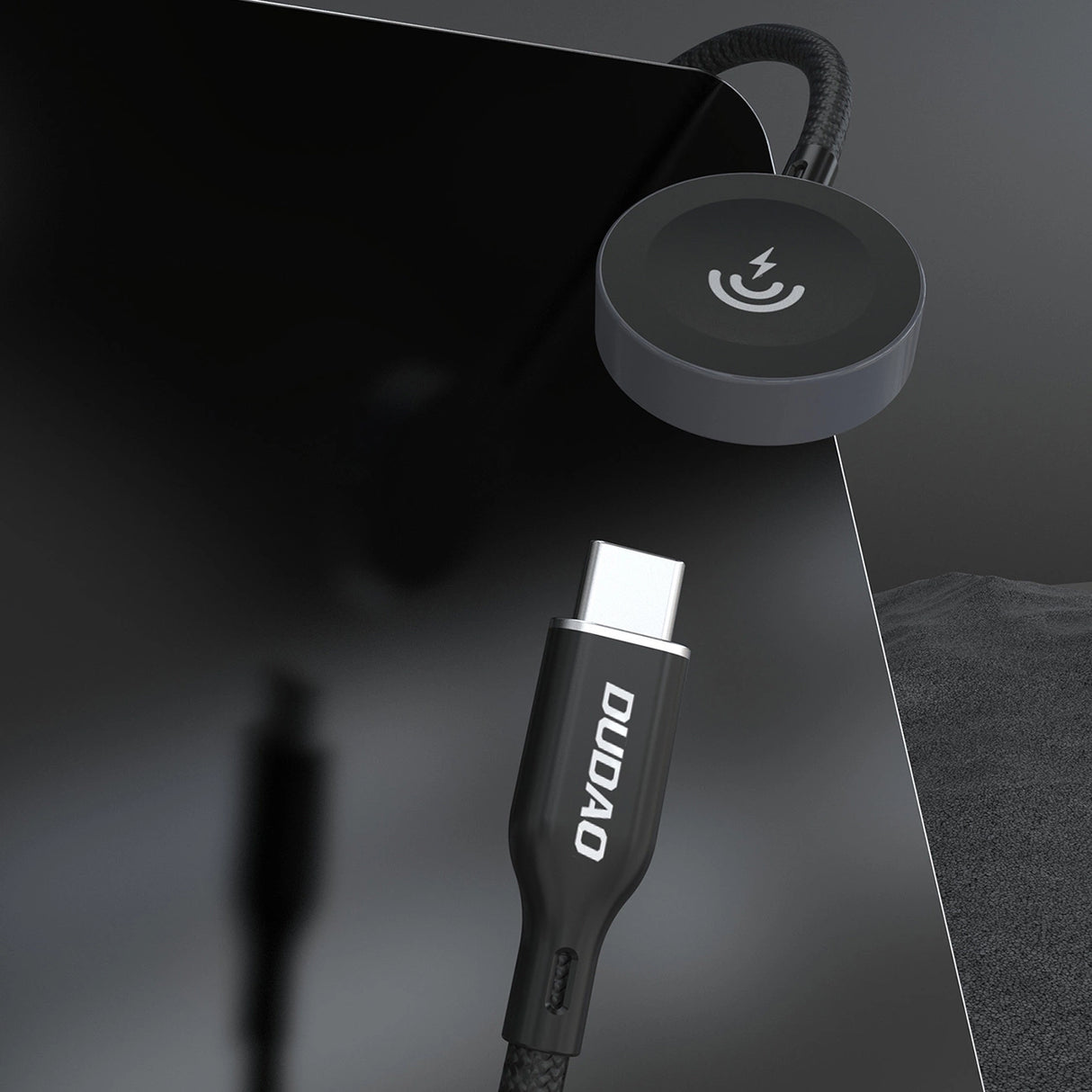 Dudao A12C Induktiv oplader til Apple Watch 1.2m - sort