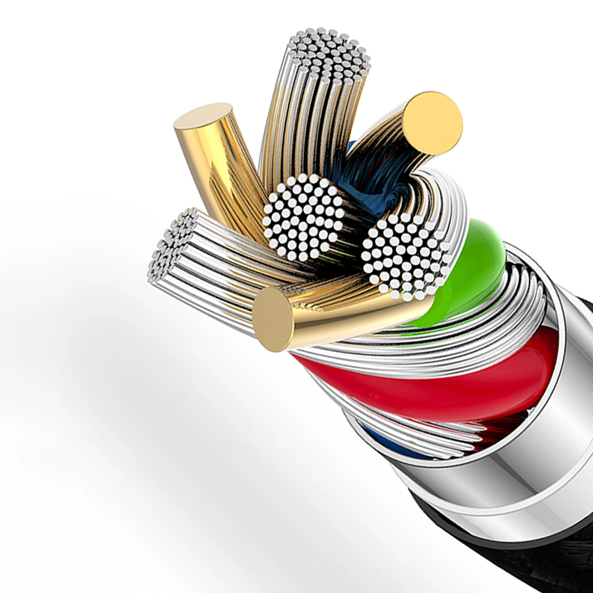 Dudao L3CL USB-C - Lightning 30W 2m flettet kabel - sort