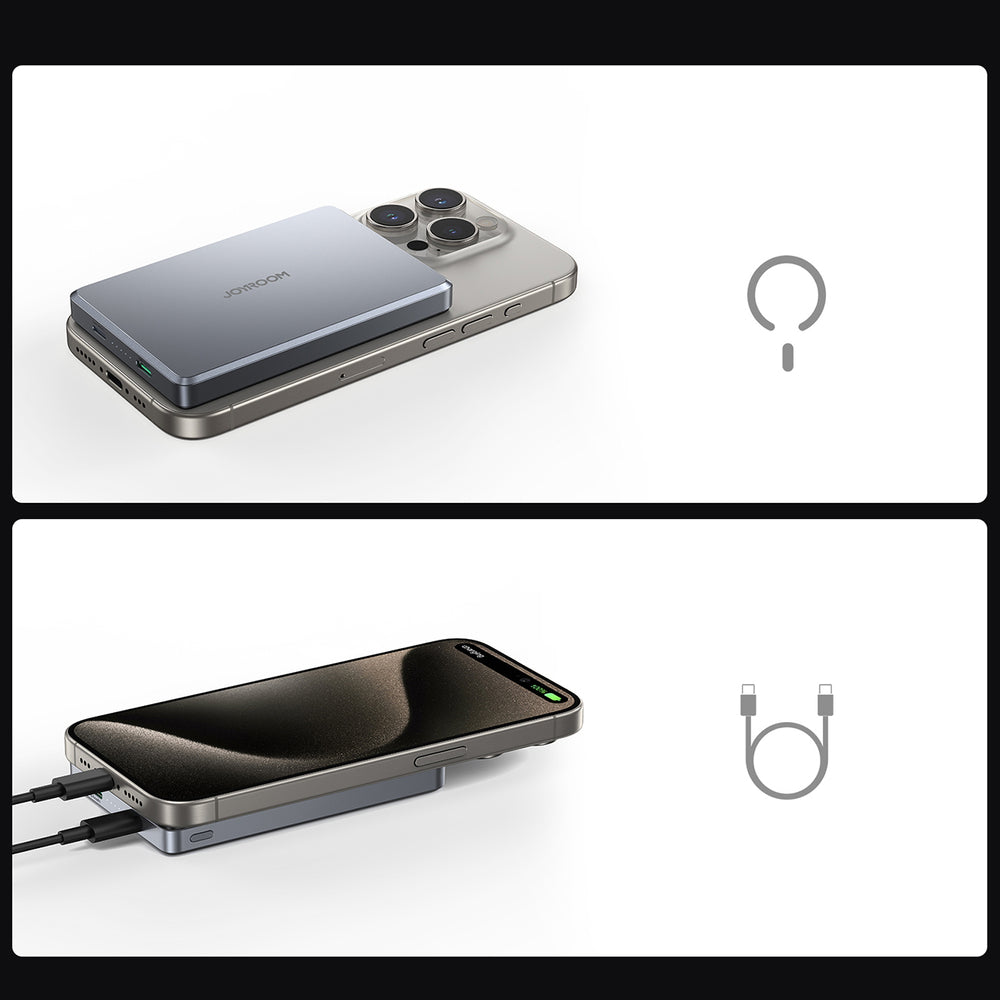 Joyroom JR-PBM08 Pro 10000mAh Ultrathin Powerbank - Grå