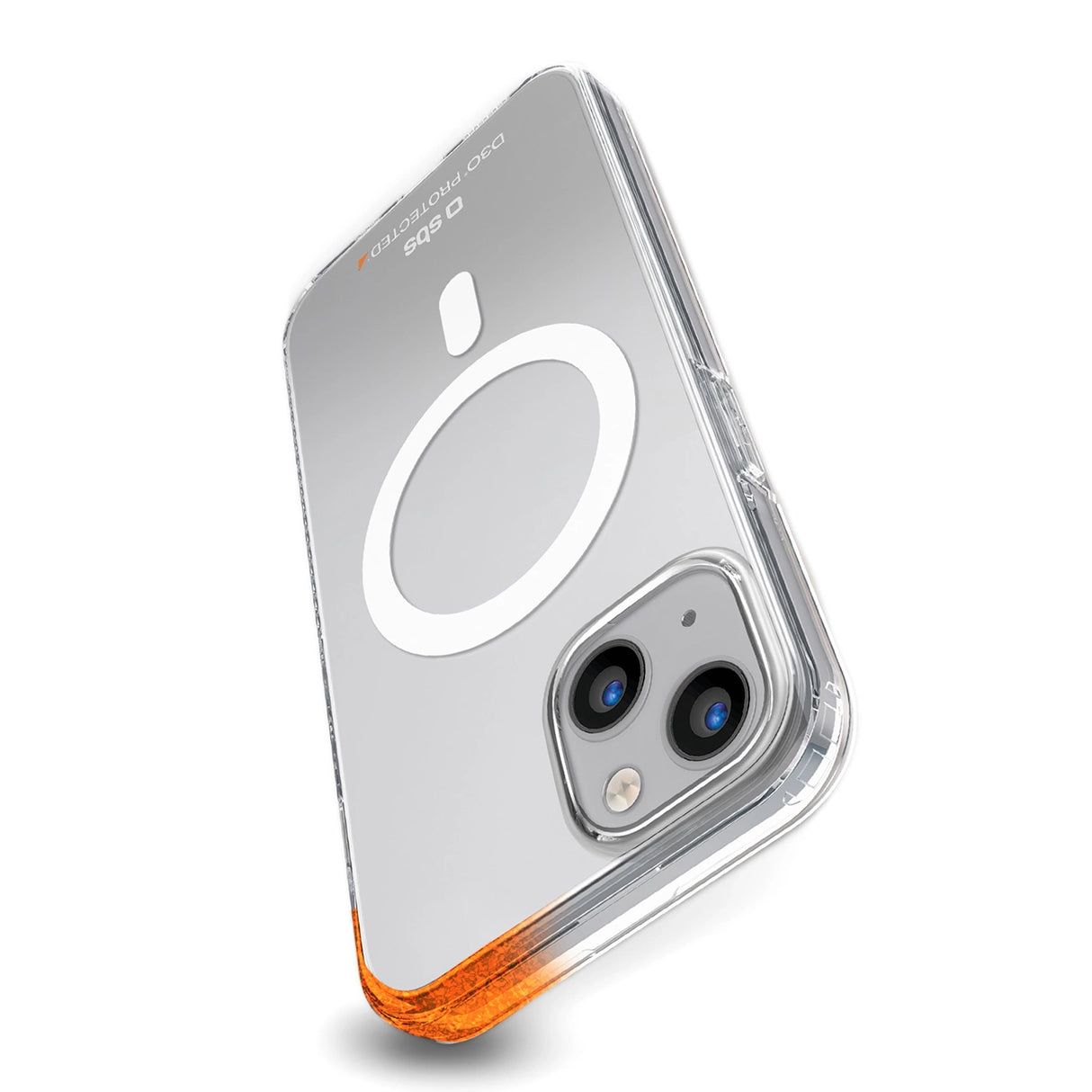 SBS D3O MagSafe Case til iPhone 14 / 13 - Gennemsigtig