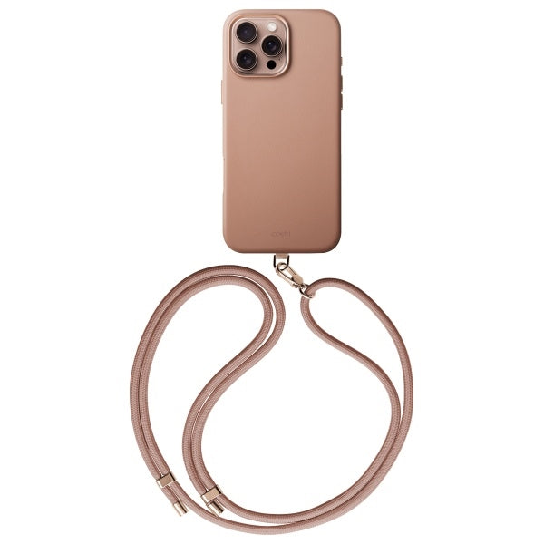 Uniq Coehl Muse Magnetisk opladningsfoder til iPhone 16 Pro - Pink