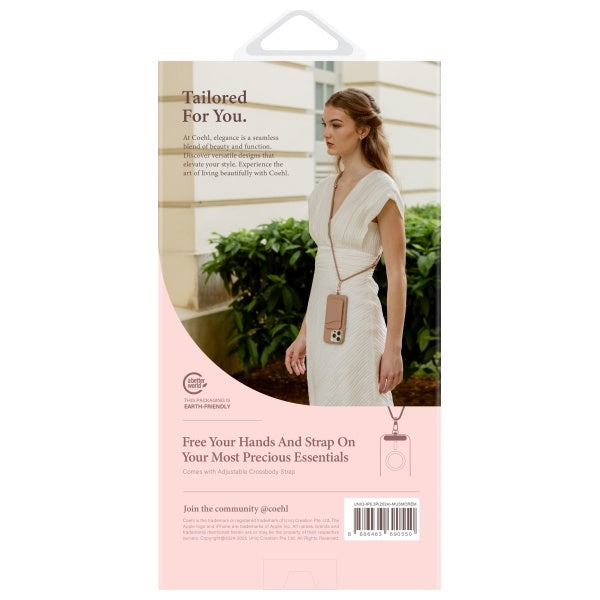 Uniq Coehl Muse Magnetisk opladningsfoder til iPhone 16 Pro - Beige