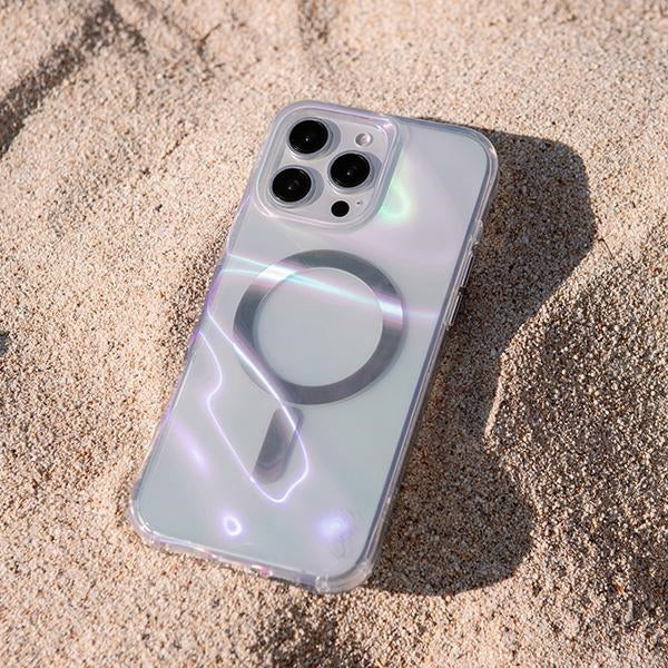 Uniq Coehl Savon Magnetisk opladningsfoder til iPhone 16 Pro - gennemsigtig