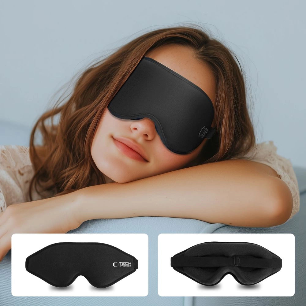 Tech-Protect Eyeshade Sleep Mask - sort