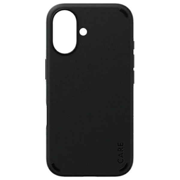 CARE af PanzerGlass Feature Double Defense Case til iPhone 16 - sort