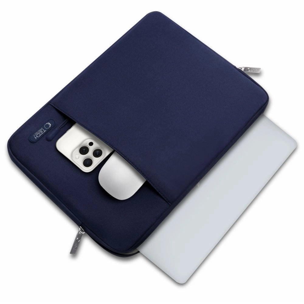 Tech-Protect Sleeve Laptop 13-14 Case - Navy Blue