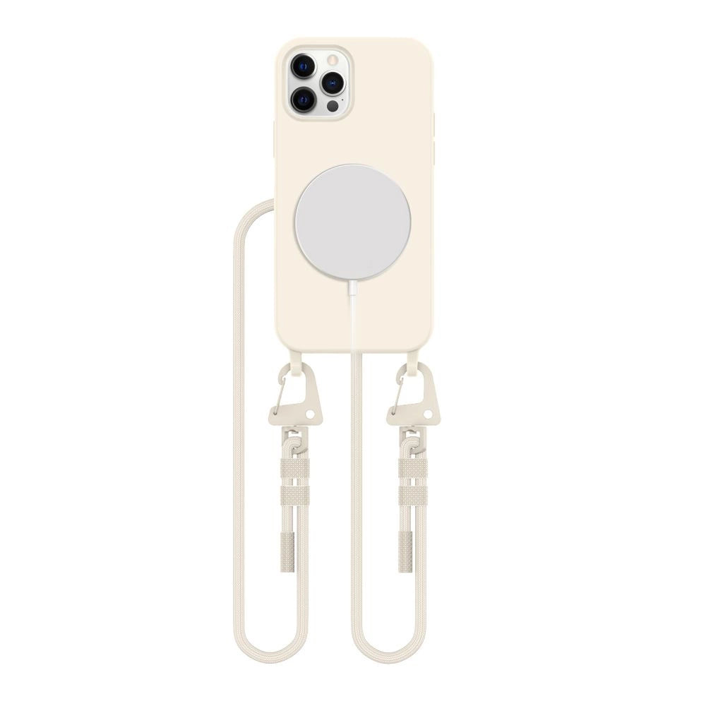 Tech-Protect MagNecklace MagSafe Case til iPhone 12 / 12 Pro - Beige