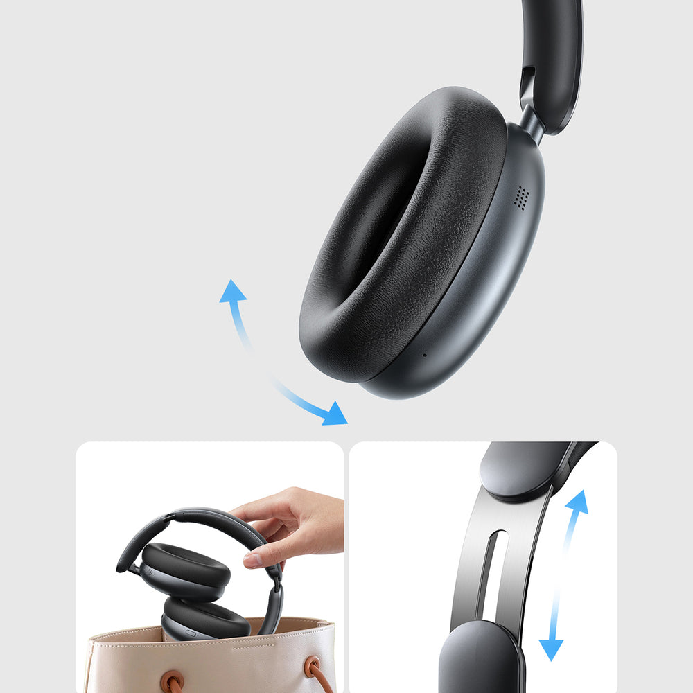 Joyroom J-Head serie JR-JH1 trådløse hovedtelefoner med ANC Bluetooth - sort
