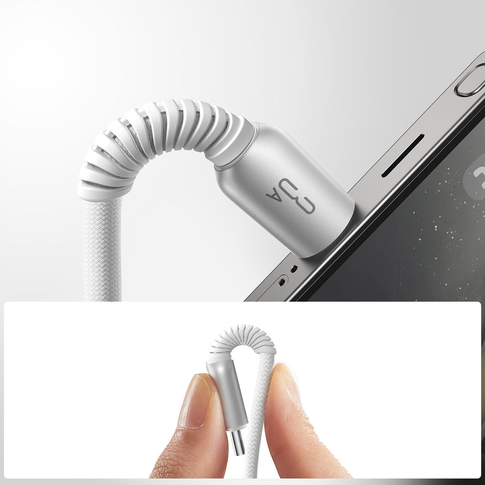 Joyroom S-A51 Cutting-Edge Series 3A USB-A - USB-C kabel 1,2 m - lysgrå
