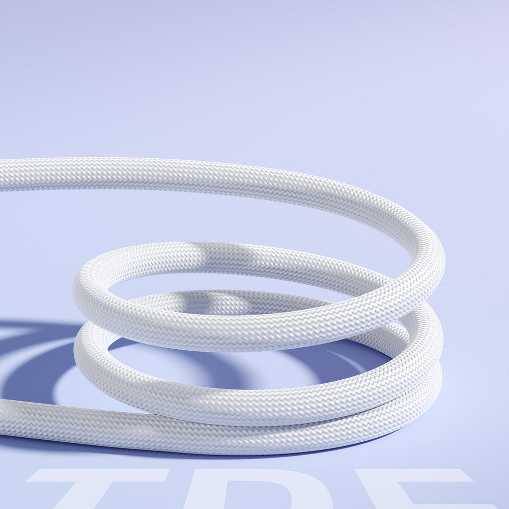 Joyroom S-A42 Crystal-Clear Series 60W USB-C - USB-C kabel 1,2 m - hvid