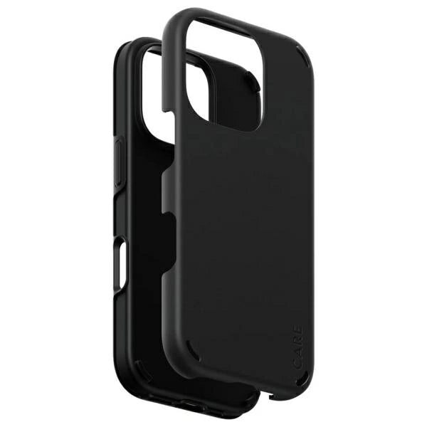CARE af PanzerGlass Feature Double Defense Case til iPhone 16 Pro - sort