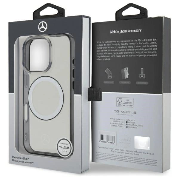 MagSafe Case med Mercedes-logo til iPhone 16 Pro Max - klar