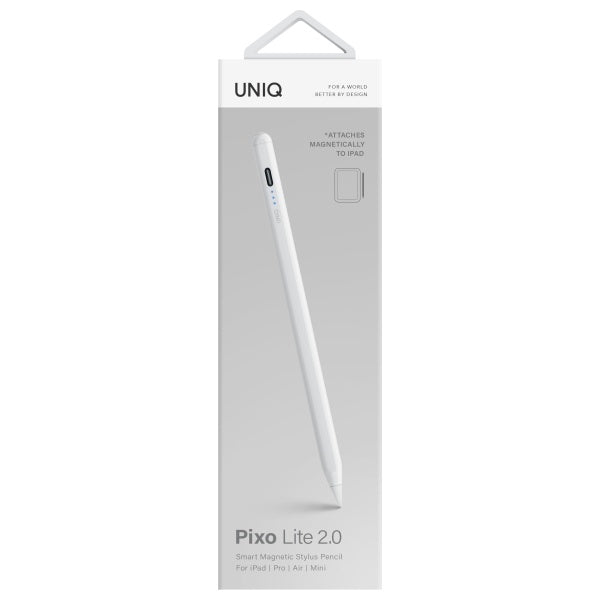 Uniq Pixo Lite 2.0 Magnetisk Stylus til iPad - Hvid