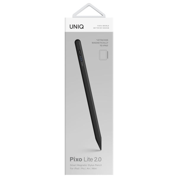 Uniq Pixo Lite 2.0 Magnetisk stylus til iPad - sort/grafit sort