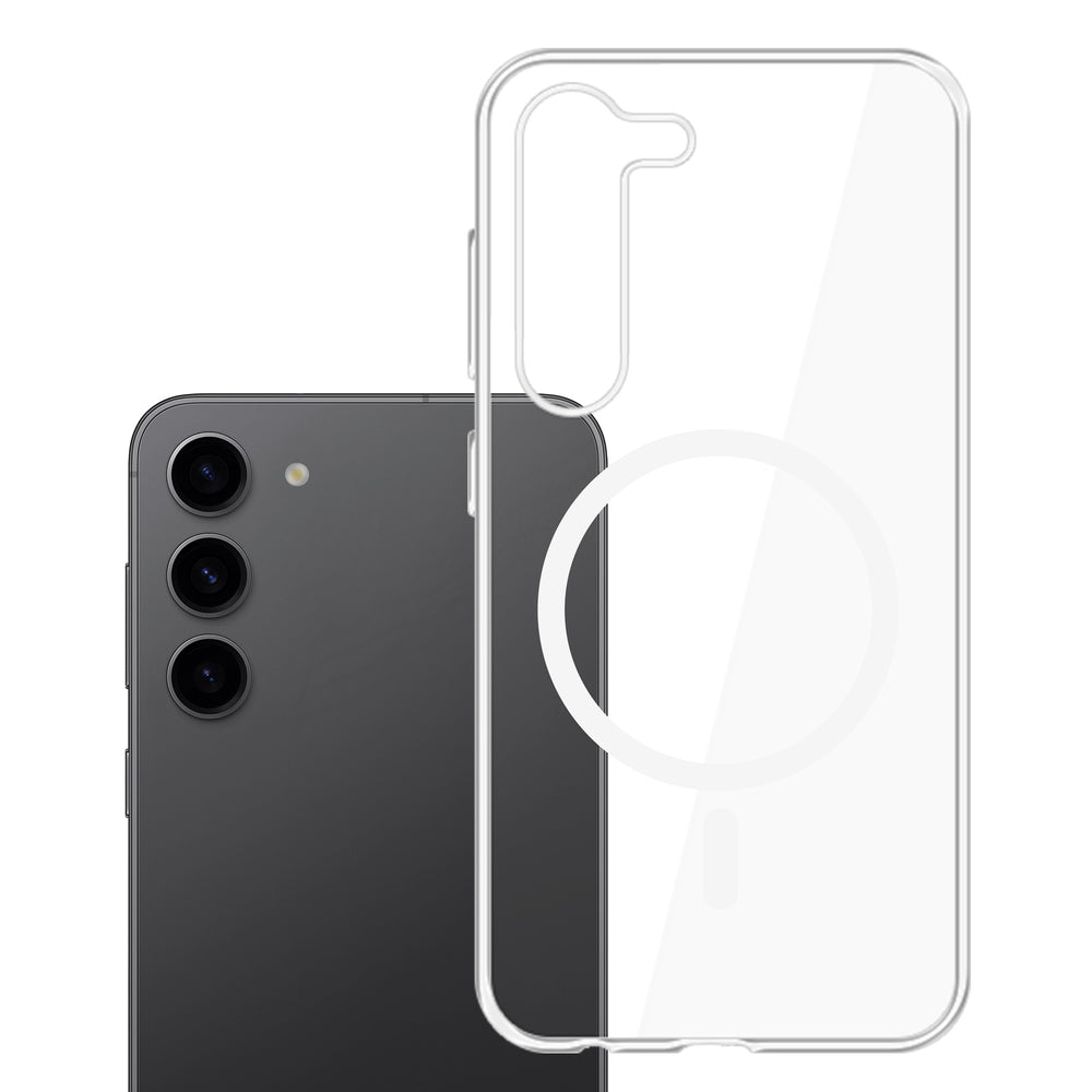 3mk Clear MagCase til Samsung Galaxy S23 5G - gennemsigtig