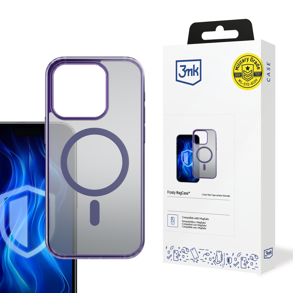 3mk Frosty MagCase Purple Case til Apple iPhone 13 Pro Max - lilla