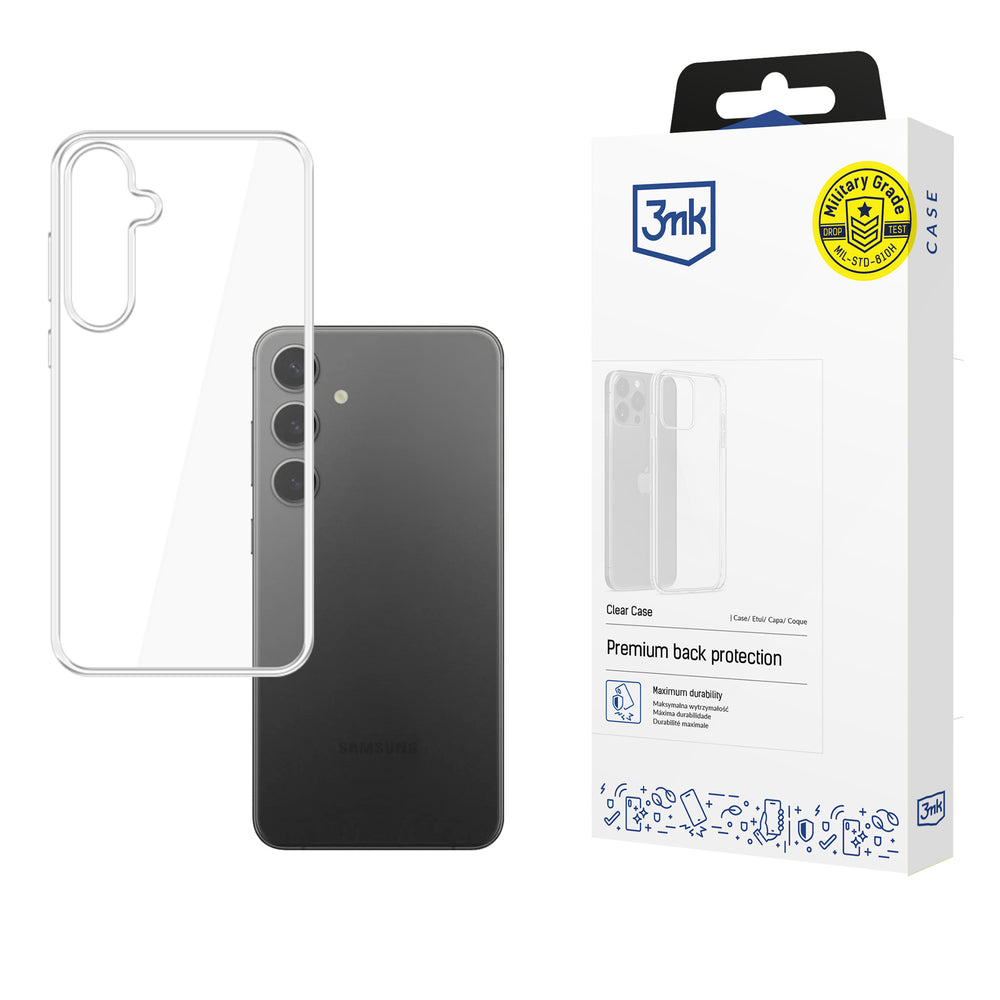3mk Clear Case til Samsung Galaxy S25 - gennemsigtigt