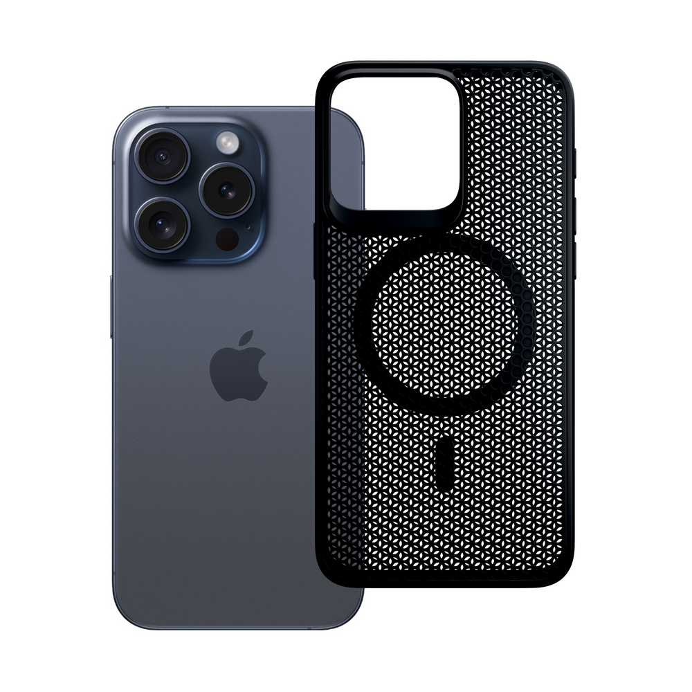 3mk COOLing MagCase Case til Apple iPhone 15 Pro - sort