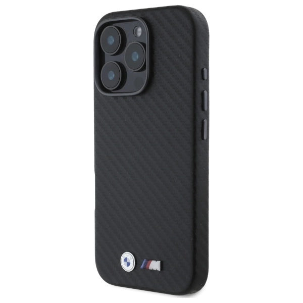BMW Carbon Wrapped Metal iPhone 16 Pro Max Case - sort