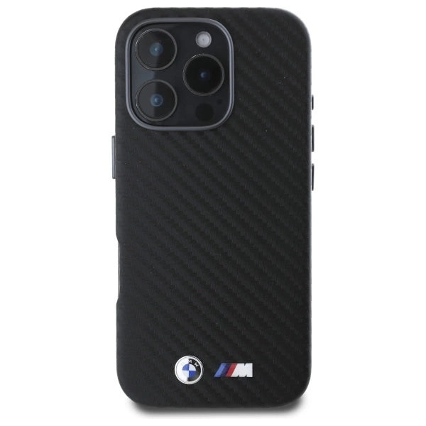 BMW Carbon Wrapped Metal iPhone 16 Pro Max Case - sort