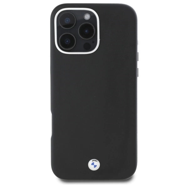 BMW Sign Full Wrapped Metal MagSafe iPhone 16 Pro Case - Black
