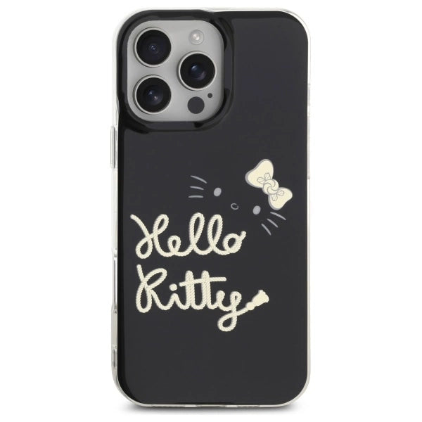 Hello Kitty IML Golden Diva MagSafe Case for iPhone 16 Pro Max - Black