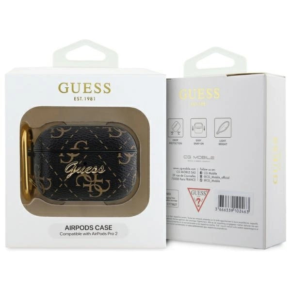 Guess GUAP2PG4GPK AirPods Pro 2 (2022/2023) cover sort/sort 4G Hook
