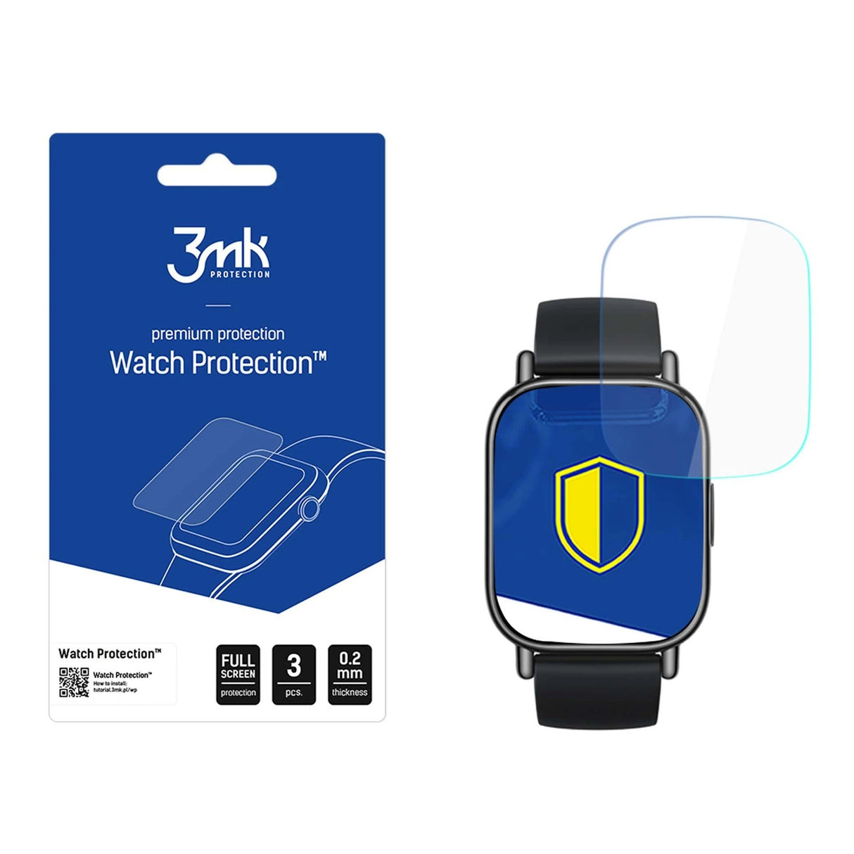 Hybrid Glass 3mk Watch Protection FlexibleGlass til Xiaomi Redmi Watch 5 Lite