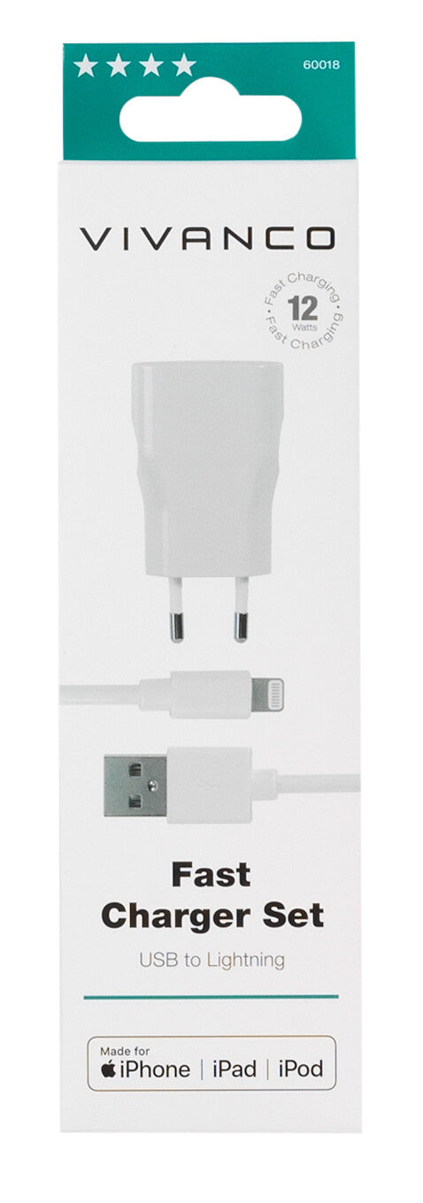 Vivanco TCVVLIGHTN24AW Smartphone, Tablet Hvid Vekselstrøm Indendørs