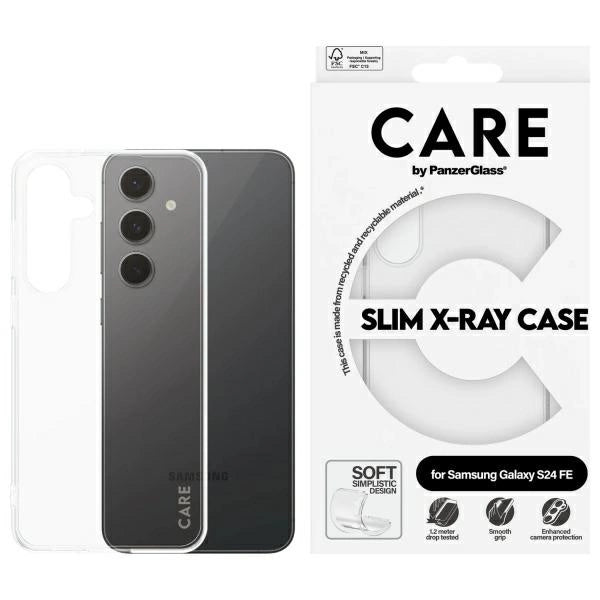 CARE af PanzerGlass Slim X-Ray Case Sam S24 FE S721 Clear/Transparent 1963