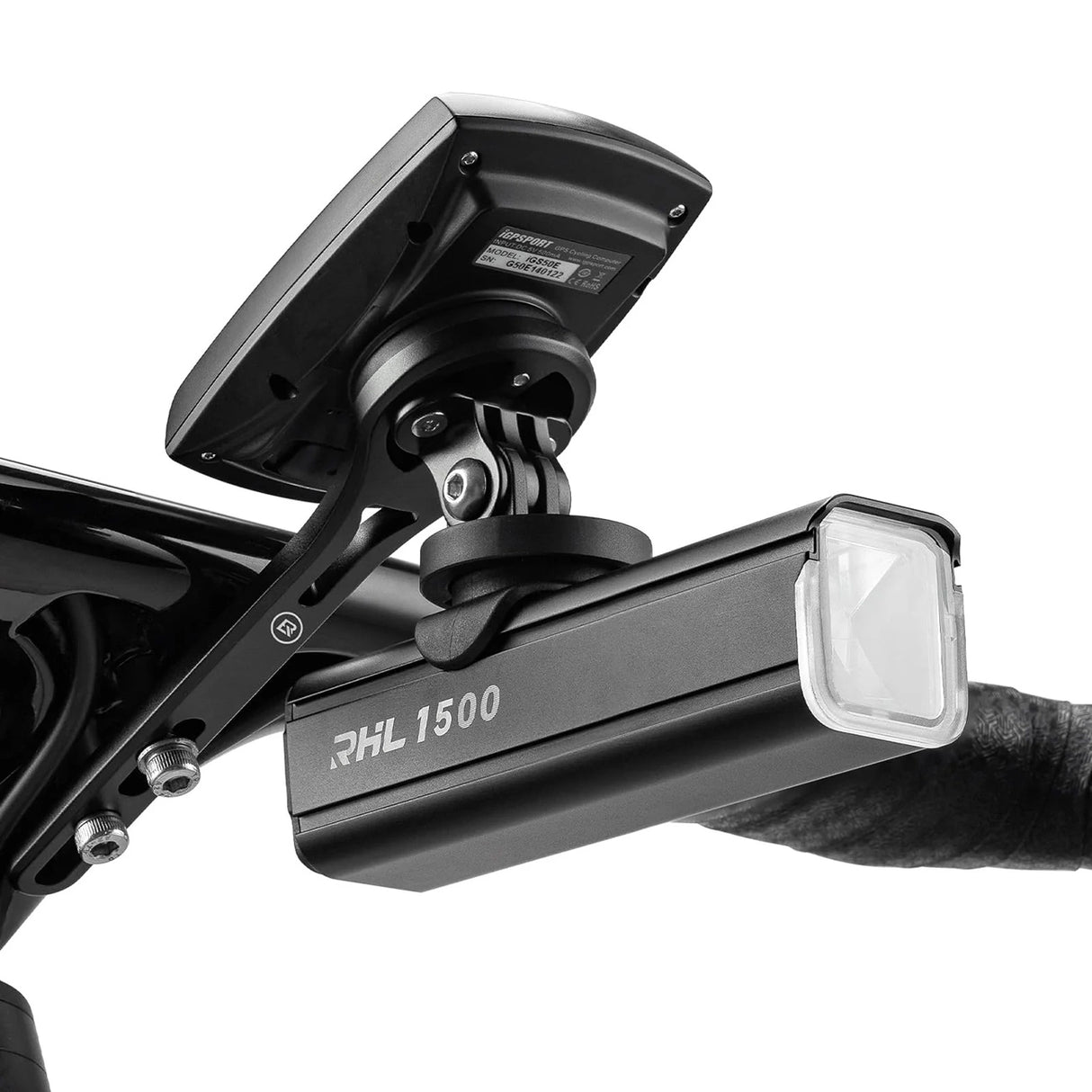 Rockbros Bike Mount til Garmin / GoPro - sort