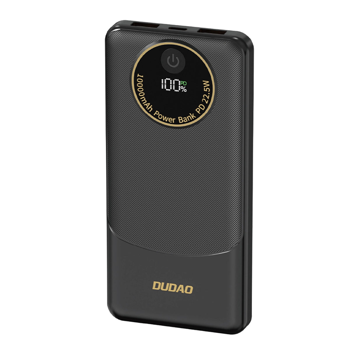 Powerbank Dudao K12 10000mAh PD22.5W USB-A, USB-C - sort