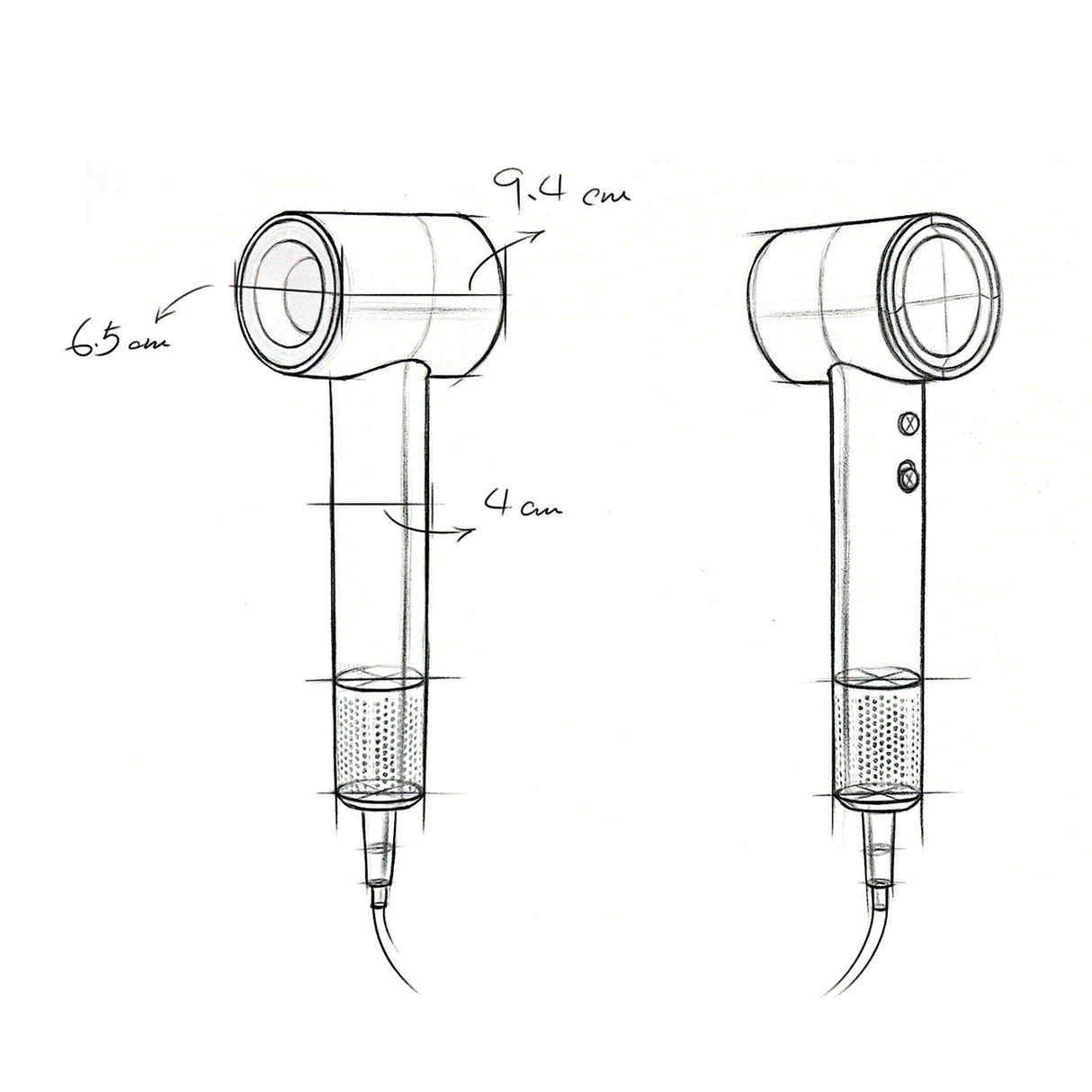 UWANT H100 hårtørrer - grå