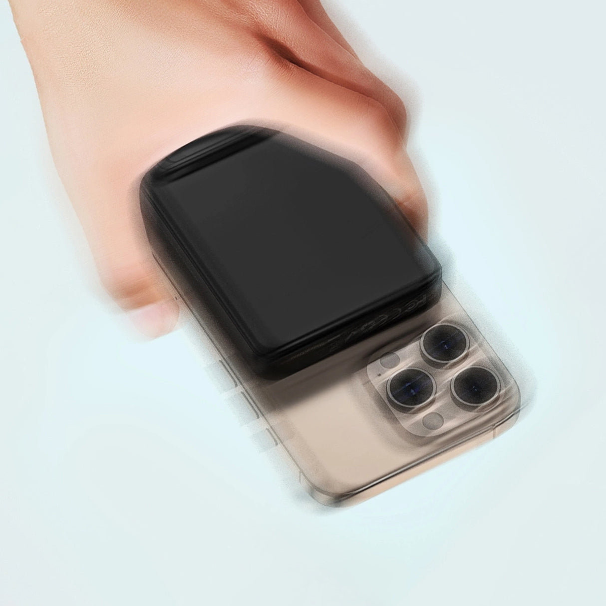 Powerbank Wozinsky WLWP-10KA0Y3S 22.5W PD Qi2 10000 mAh, med stativ, 1x USB-A, 1x USB-C - sort